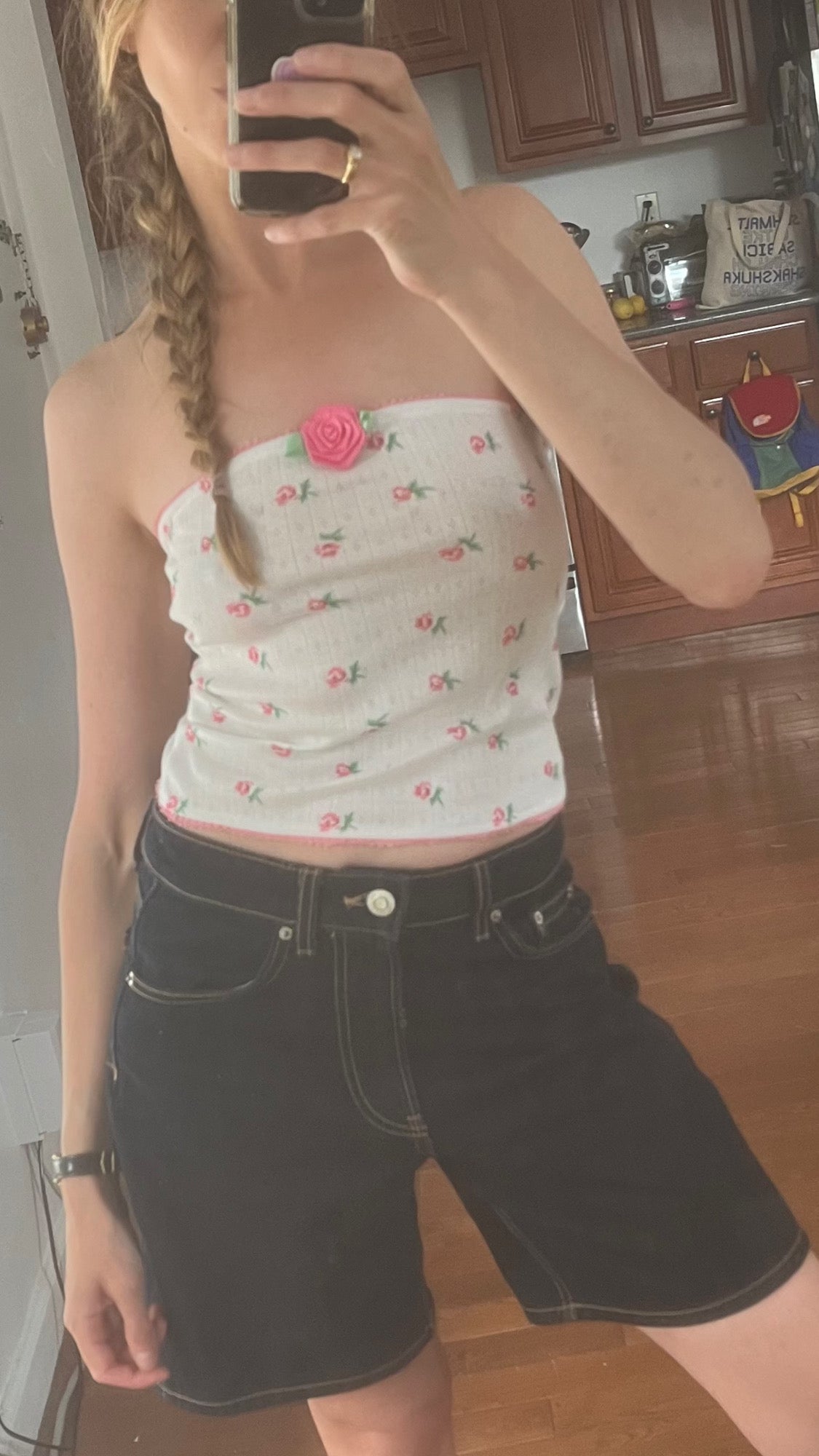 CHERRY BLOSSOM TUBE TOP