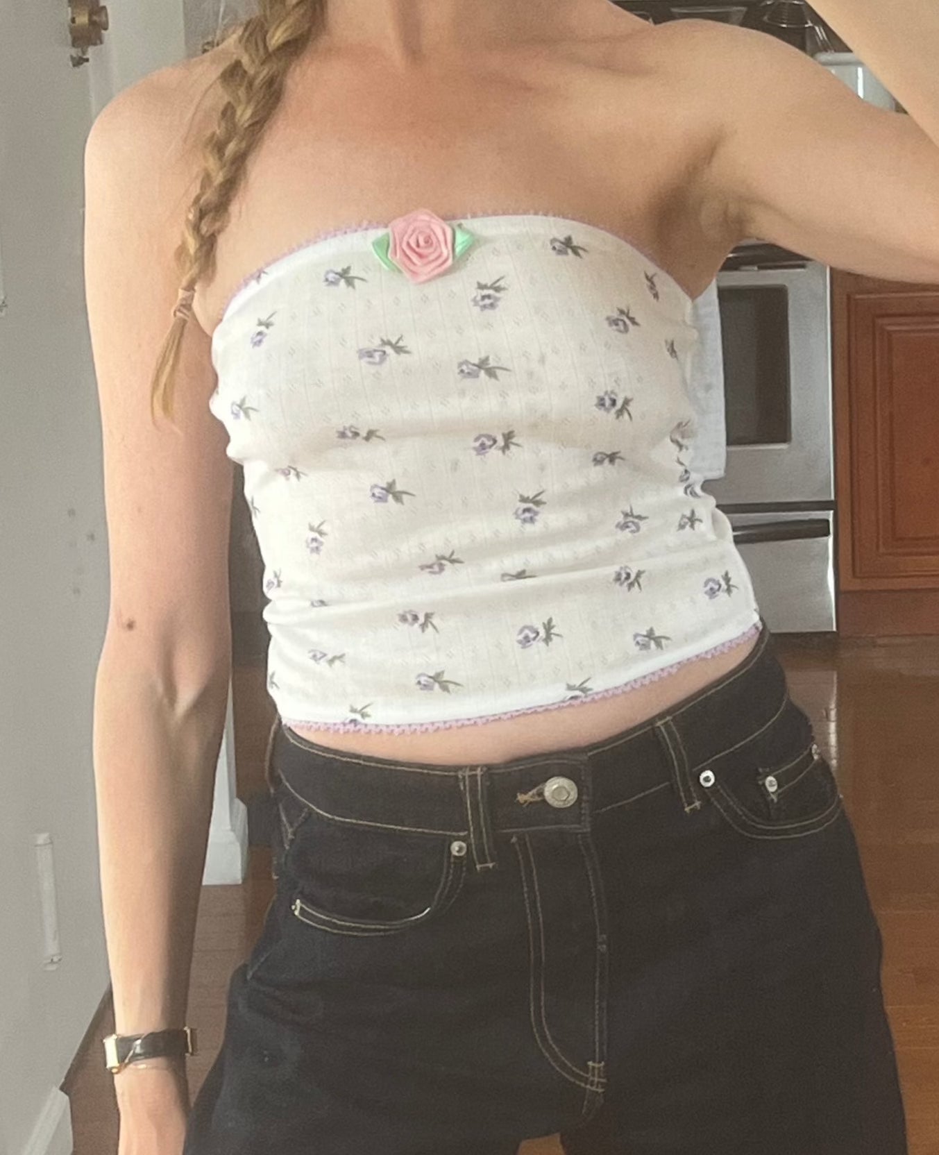 CHERRY BLOSSOM TUBE TOP
